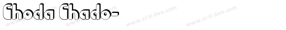 Choda Chado字体转换